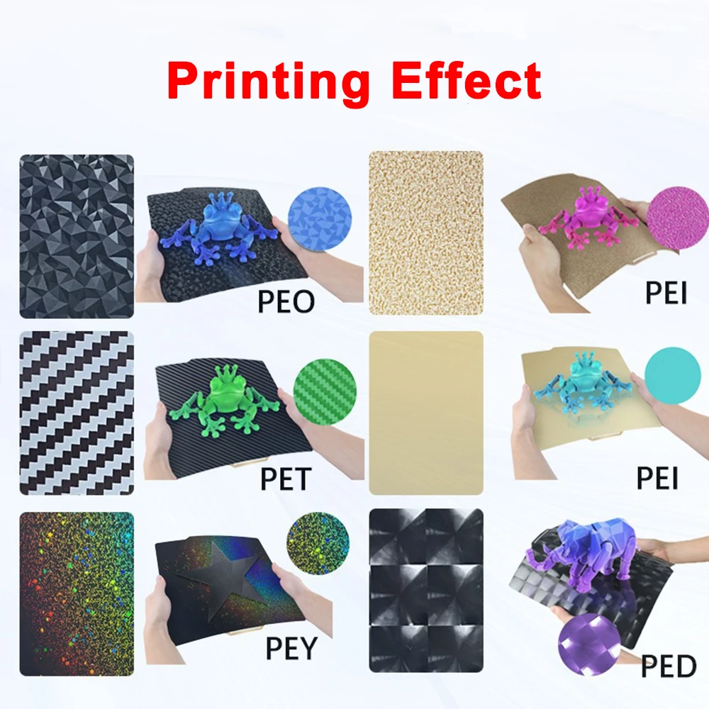 Für Bambu Lab A1 X1 X1C P1P P1S P2S X2D Bauplatte Doppelseitige Glatte PEI-Folie PEO PET Für Bambulab A1 Mini 3D-Drucker Heizplatte – Detail 6