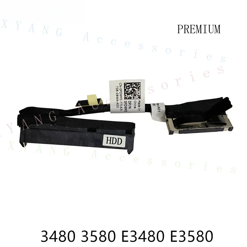 N+ HDD Connector Cable For Dell Latitude 3480 3580 E3480 E3580 Laptop SATA SSD Hard Drive Adapter wire 450.0A103.0011 0FD9M5