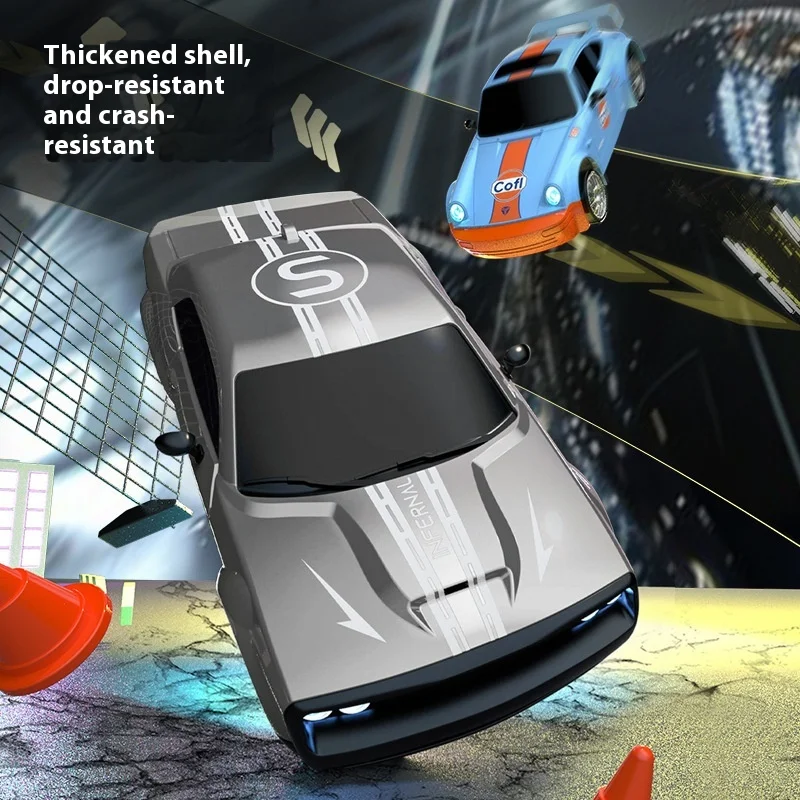 Nuova Auto Telecomandata Dodge Porsche 2026 1:24 a Quattro Ruote Motrici per Drift, Hellcat ad Alta Velocità, Giocattolo da Corsa