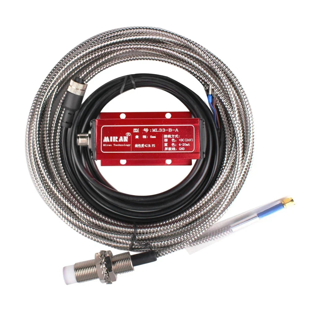 2025 رائجة البيع ميران ML33-B-A 1 مللي متر عدم الاتصال إيدي مستشعر الإزاحة الحالية الرقمية الاستشعار الحالي موقف محول الجهد
