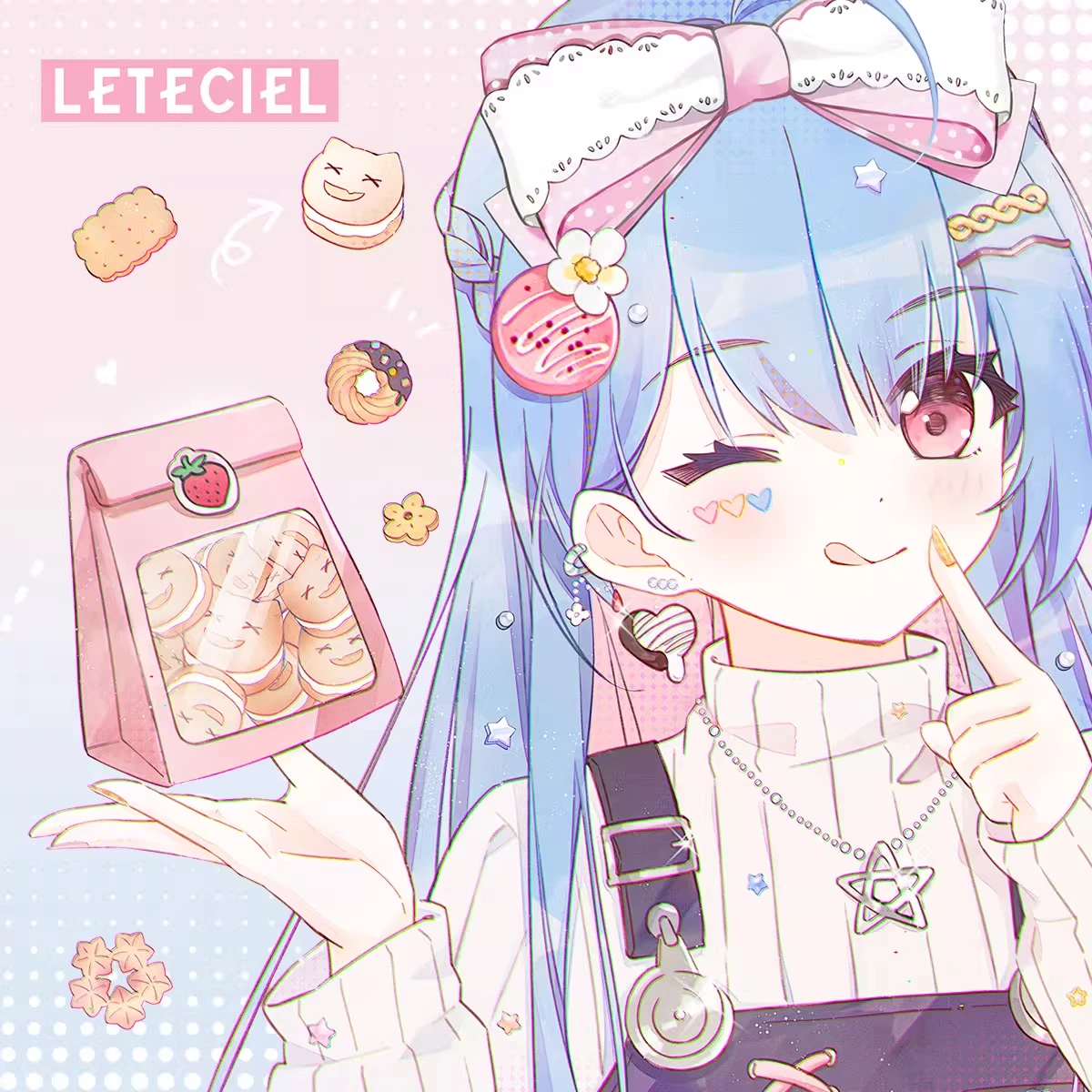 

Audione Leteciel COOKIE TWS True Wireless Bluetooth Earbuds (Bluetooth 5.4) with free accessories