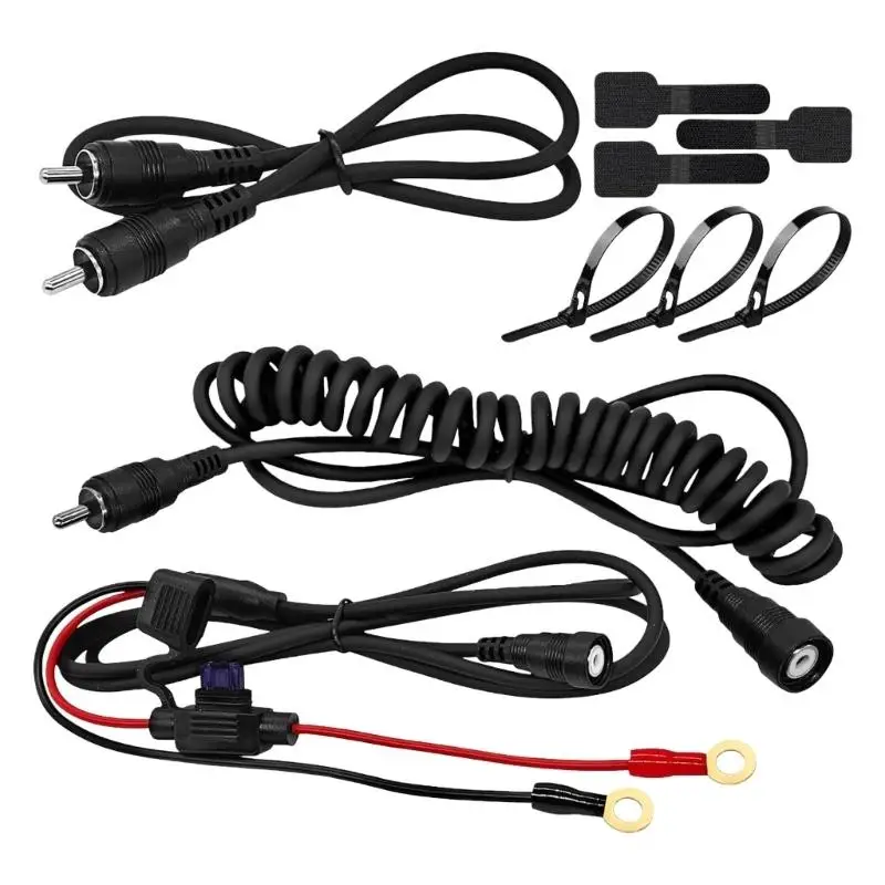 スノーモービルヘルメットヒーターライン加熱シールドコード内蔵ヒューズ保護付き