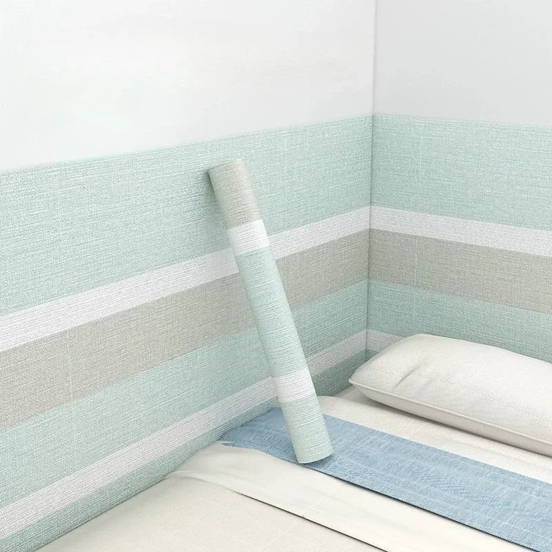 50cmx290cm Thick Wallpaper Foam Insulation Board Environmental Friendly Children's Room Bed Fence Cloth Tatami Mat Wall Sticker