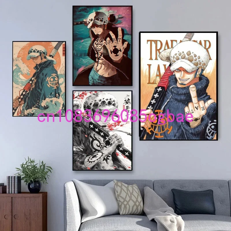 

Классическая картина на холсте с персонажами аниме, постер с Ватер Лоу, акварельный принт, настенное искусство, современный декор для дома, подарки для детей