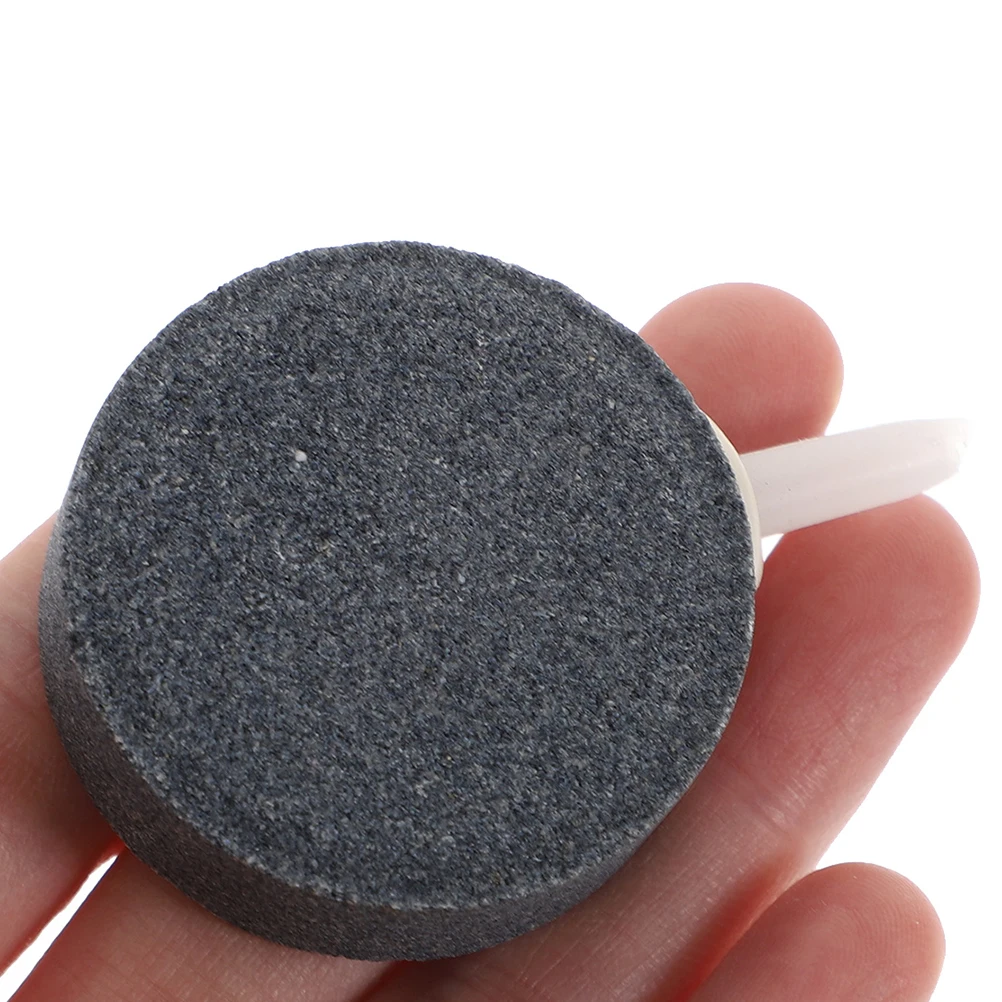 

Fish Tank Oxygen Bubble Airstone Sintered High Temp Round Cake Design Even Air Outlet Fish Accessories Aerator Stones Aquarium