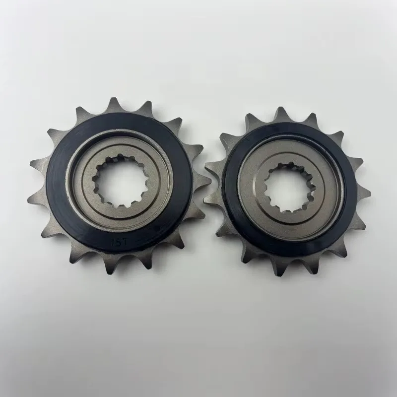 Popu For CFMOTO 450MT 450mt 450 MT 15T Silent Durable Motorcycle Front Sprocket Chain Wheel  Fly Wheel Pinion
