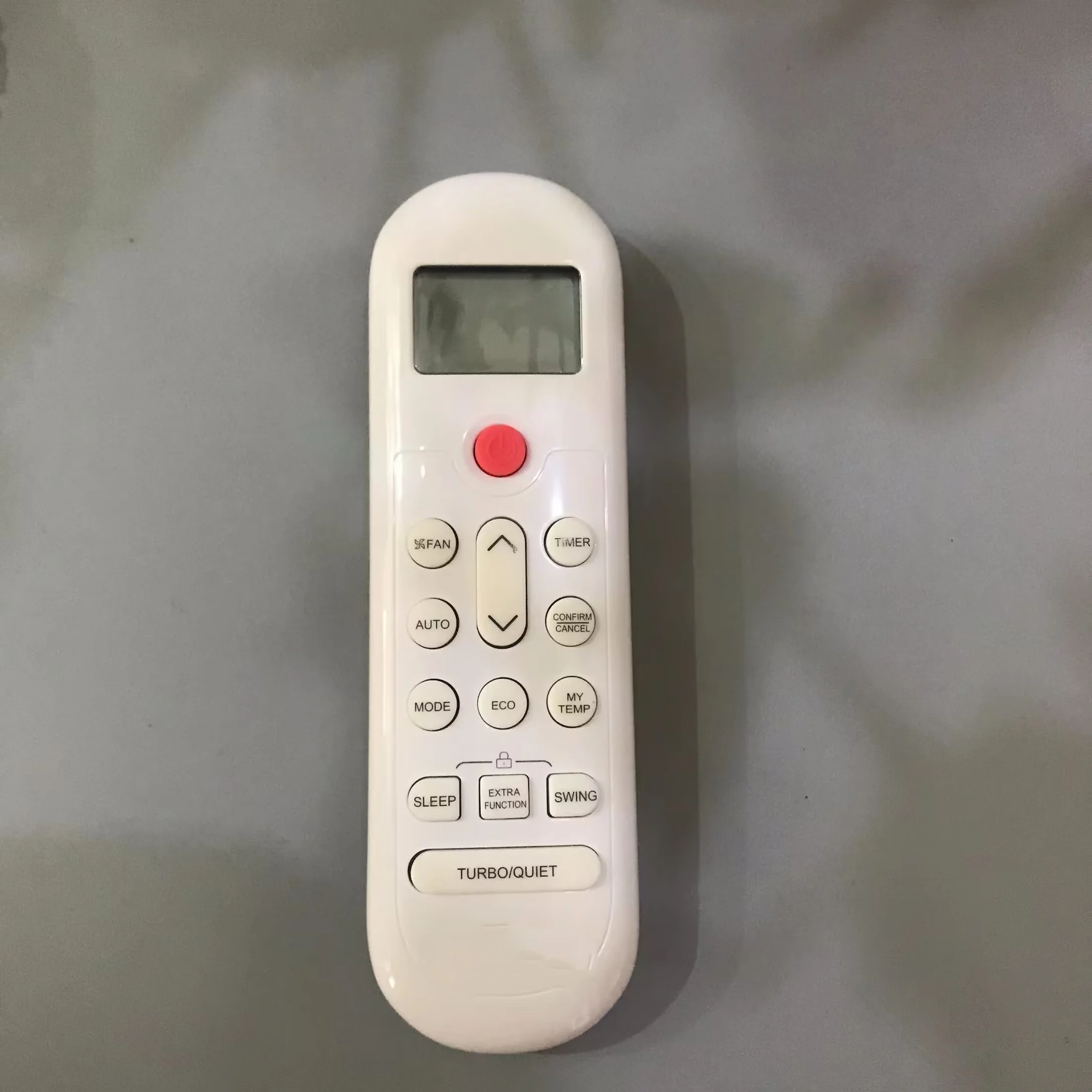 Control remoto de repuesto para aire acondicionado Mabe, modelo 0010404555D, compatible con Mabe AC, Turbo/Quiet ECO Sleep Swing Fun
