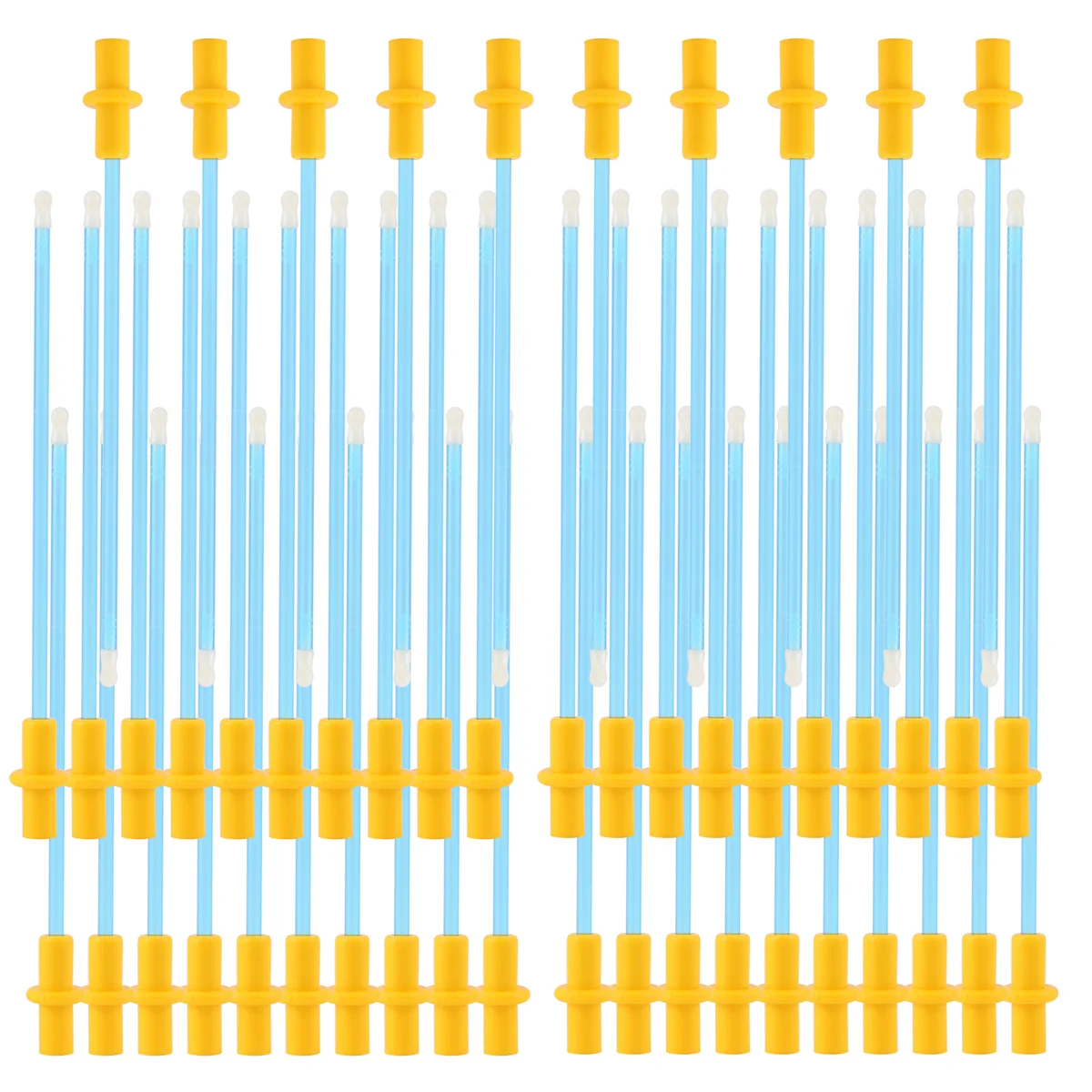 B59A50 Pieces Disposable Artificial Insemination Rods Disposable Breeding Rod Tube Flexible Breeding Catheter Tube for Dog