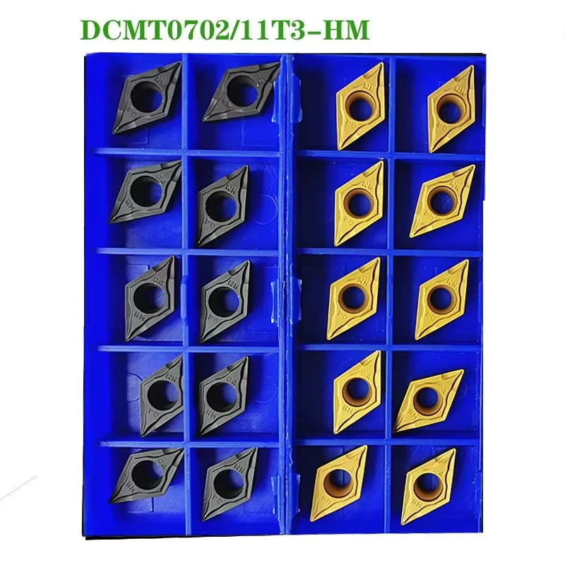 

Carbide Inserts DCMT070204 DCMT070208 DCMT11T304 DCMT11T308 HM YBC251 YBC252 CNC Lathe Metal Turning Tool DCMT Blade for Steel