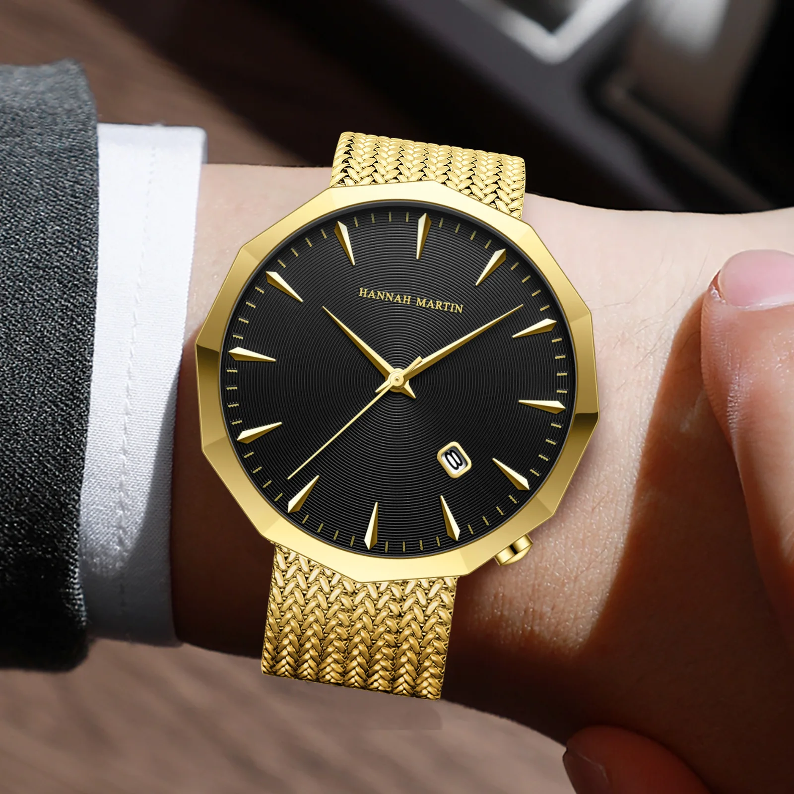 

Новые уникальные креативные ультратонкие циферблаты с ультратонким японским механизмом, кварцевые часы для мужчин, модный календарь, спортивные часы для молодых мужчин