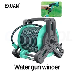 20M Flexible Hose Storage Rack Coiling Device Watering And Washing Water Gun Winding Device Collecting Pipe Rack Coiling Device