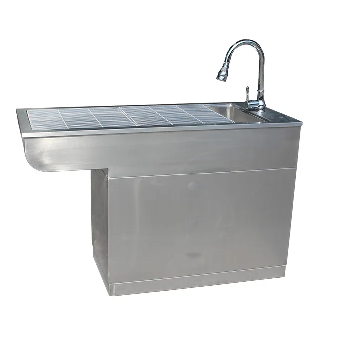 High Quality Veterinary Clinic Surgery Equipment Stainless Steel  Multi-Functional Disposal Treatment Table