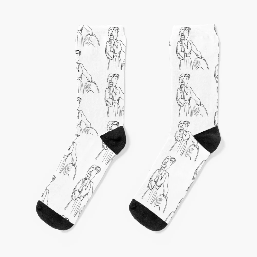 Jean Milburn - Judging You (2) Socks Thermal man winter heated golf christmass gift Socks Male Women's