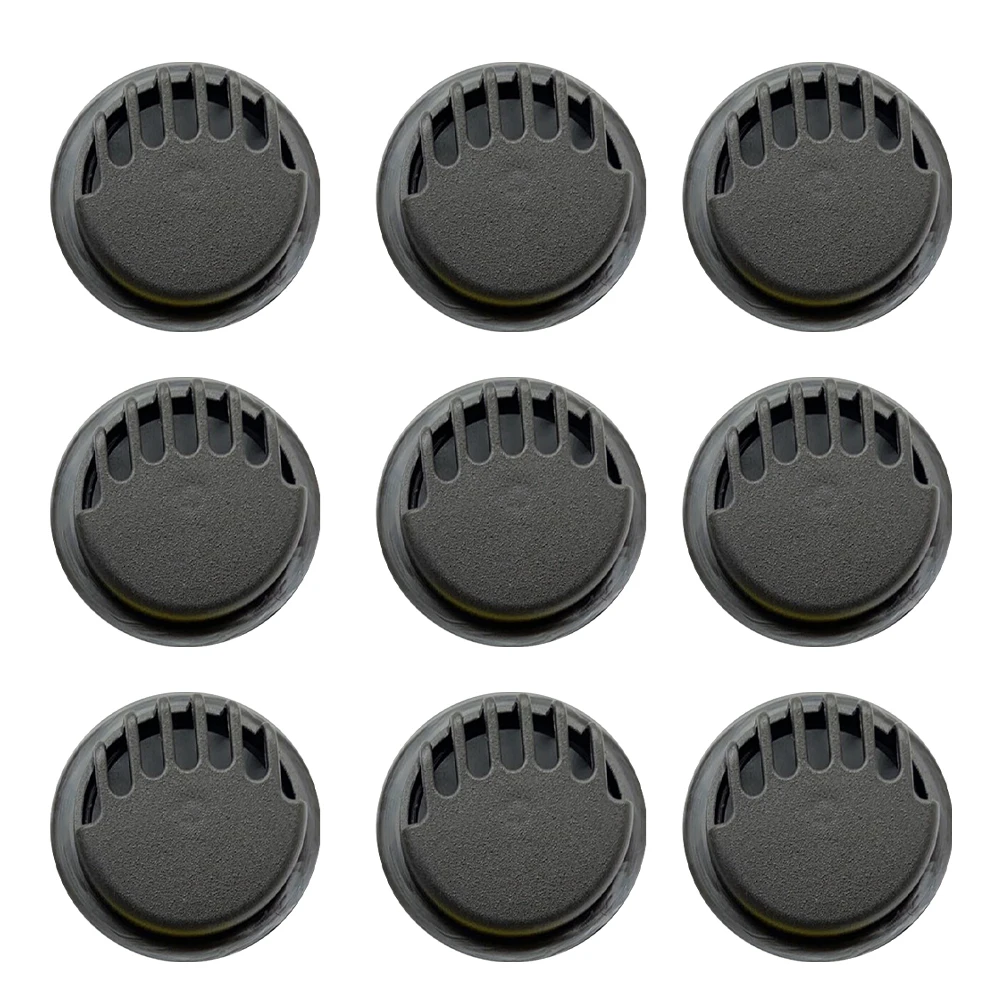 50pcs Mask Breathing Valve Replacement for R95 9000 Black Air Filters Exhaust Steam Prevent Dirt