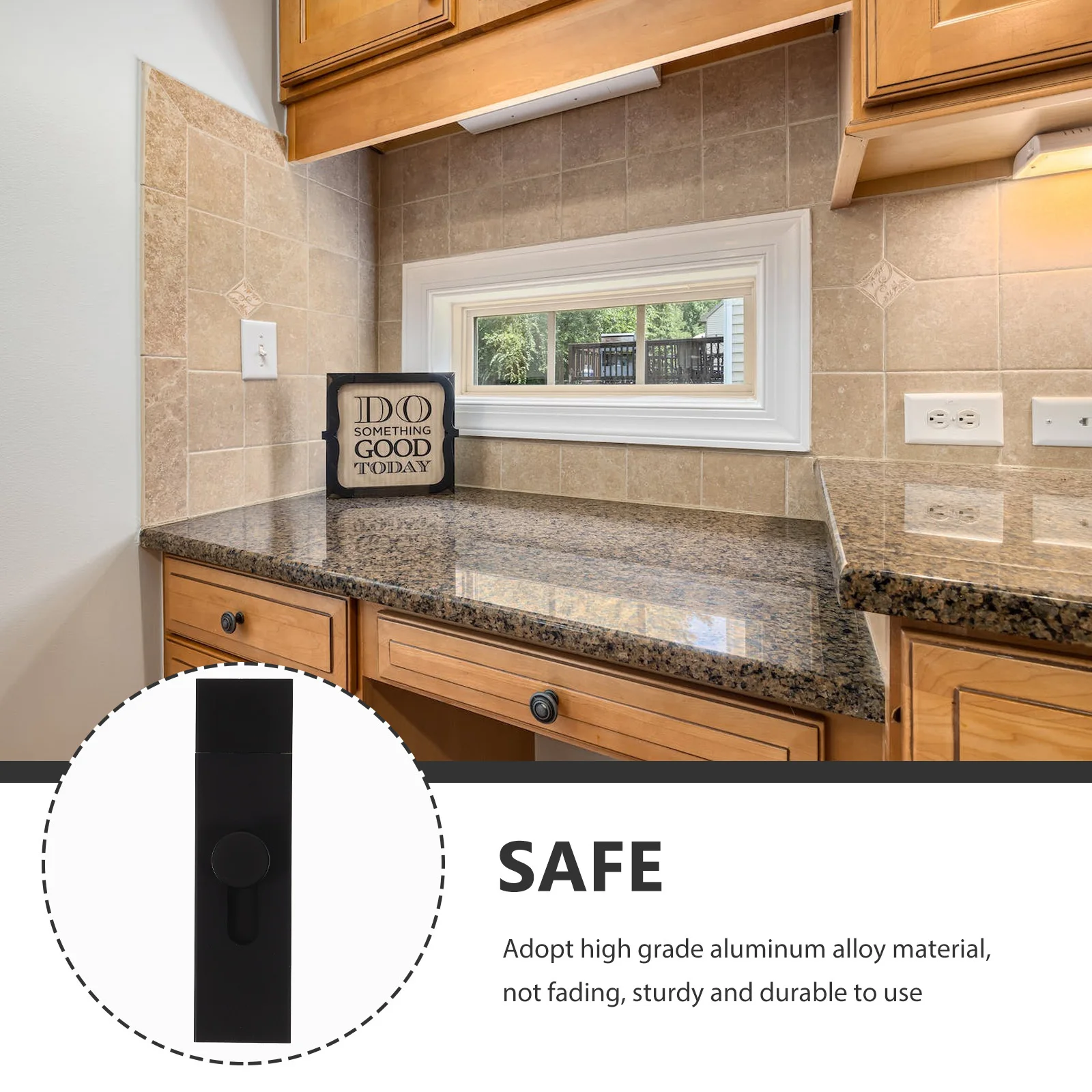 

Door Bolt 4 Inch Aluminum Alloy Flush Bolt Latch For Sliding Door Security Bar Bathroom Cabinet Garage Gate French Window