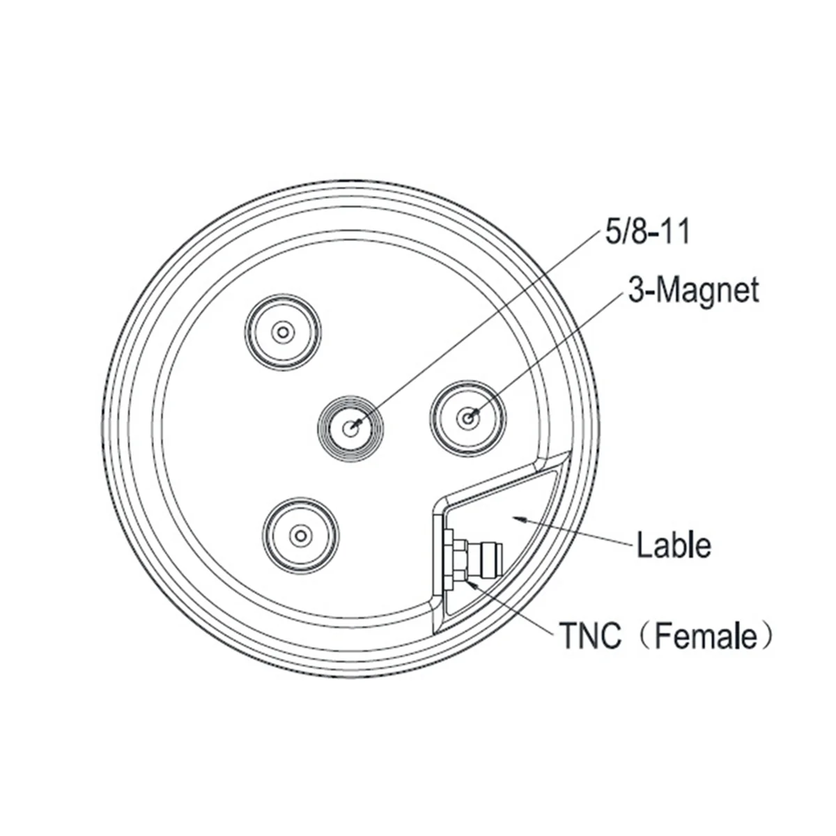 A44TAG-30 RTK GNSS هوائي مسح عالي الدقة كامل النطاق GPS استقبال إشارة الأقمار الصناعية لرسم الخرائط الزراعية