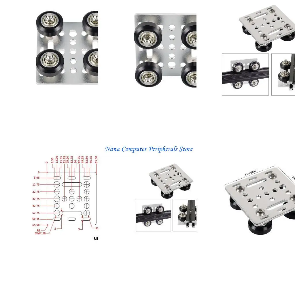 

GANTRY PLATE F68C для ЧПУ и -принтеров с -принтером Черного колеса