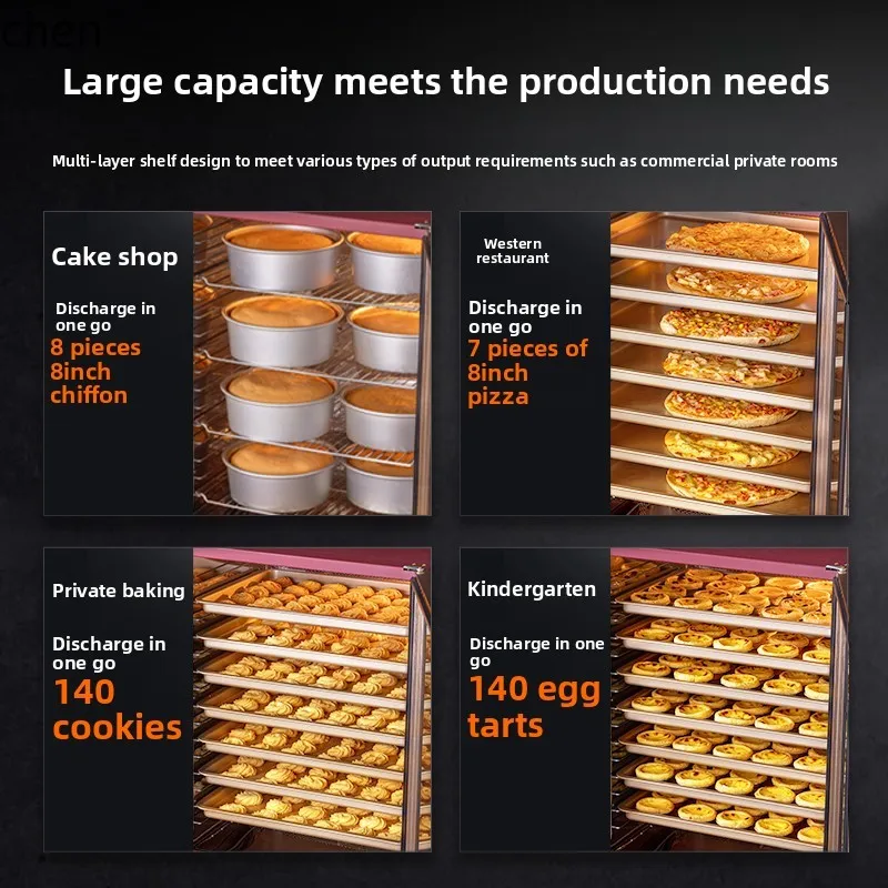 Forno elettrico HXL Stufa ad aria Cottura domestica Torta completamente automatica di grande capacità