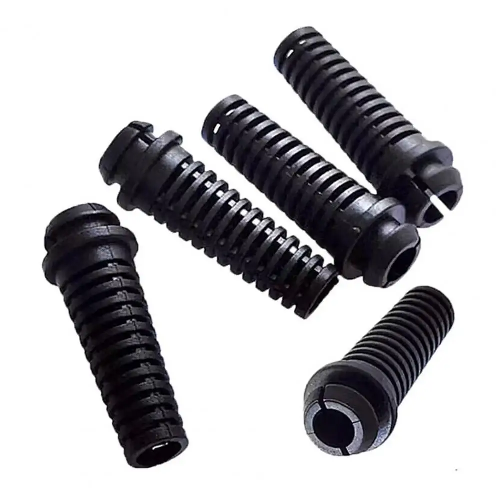 Cable Stress Relief Design Protective Case for Cables 10pcs 6mm Pvc Cable Gland Strain Relief Boot Durable Wire Cord Protector