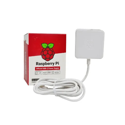 Avada Module-Raspberry Pi 4B de 4ème Génération, Alimentation Électrique, Blanc, Noir, 5V, 3A, Wild Type-C, Adaptateur 15 W, Original