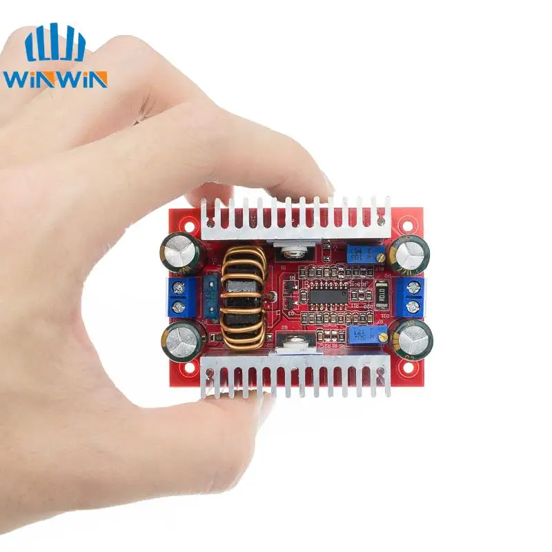 DC 400W 15A Step-up Boost Converter Constant Current Power Supply LED Driver 8.5-50V to 10-60V Voltage Charger Step Up Module