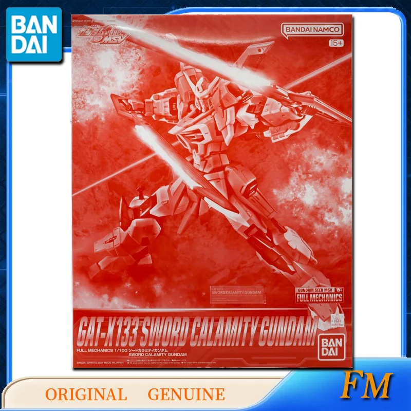 Bandai Original group GUNDAM Épée GAT-X133 CALAMITY FM 1/100 Anime Figurines Jouets pour Enfants Cadeau Modèle D'assemblage Ornements