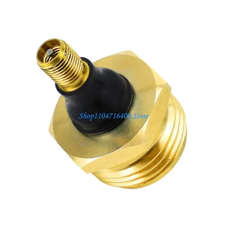 

y1gd RVs Water Pipe Anti Freeze Blow Out Adapter Brass Plug for Preventing Freeze Pipes in Campers and Trailers During Winter