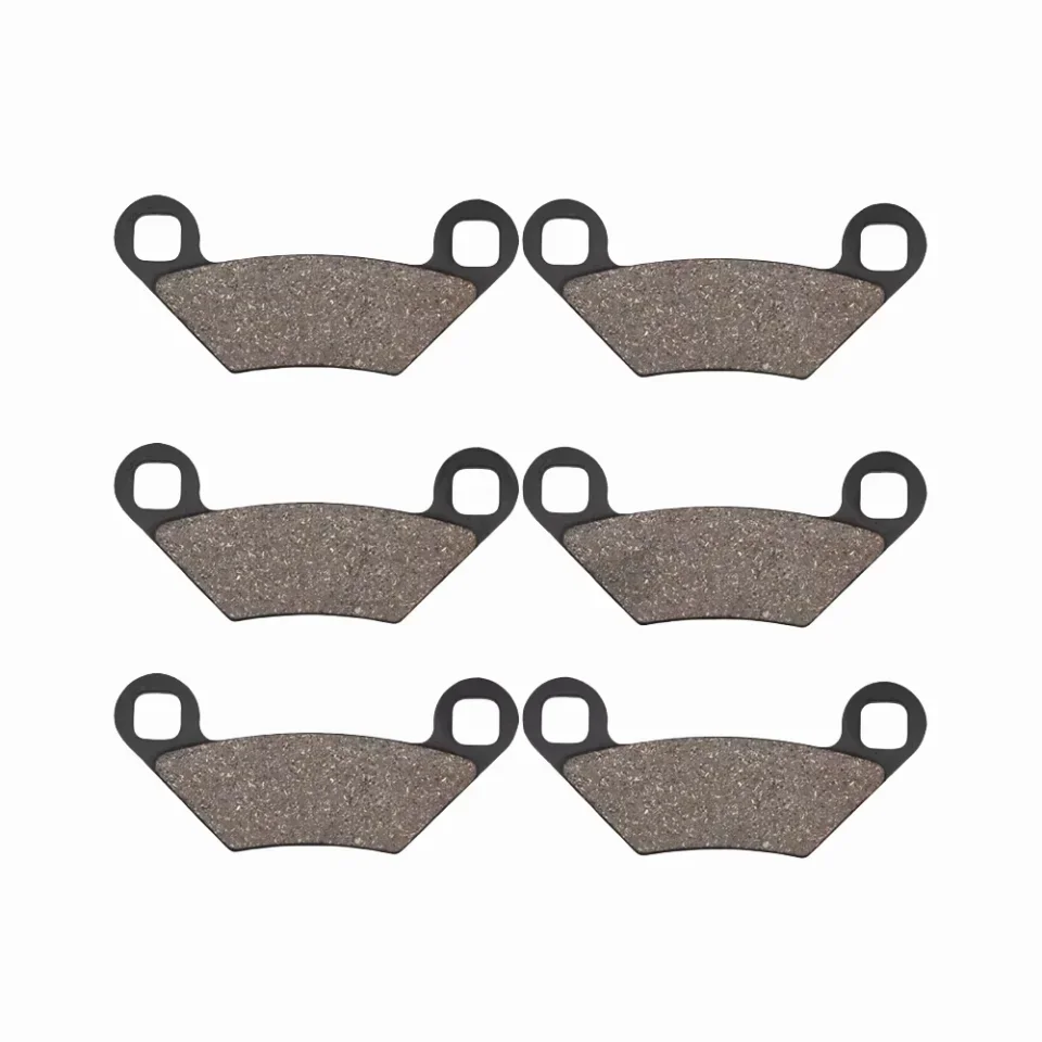 

6 Pcs Front Rear Brake Pads Kit Motorcycle Brake Pads for Polaris Sportsman 400-800 ATV UTV 400 450 500 550 570 SP X2 2009-2020