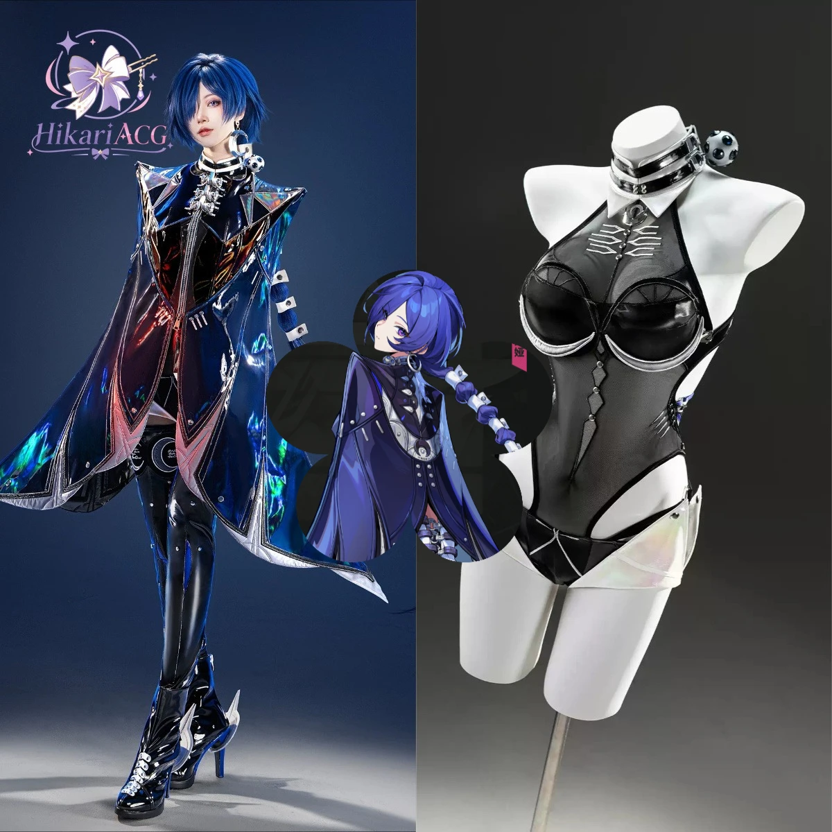 Anime-Spiel-Outfit Zenless Zone Zero Promeia Cosplay-Kostüm Damen Komplettset Spiel-Rollenspiel-Outfit Halloween Karneval Comic Con