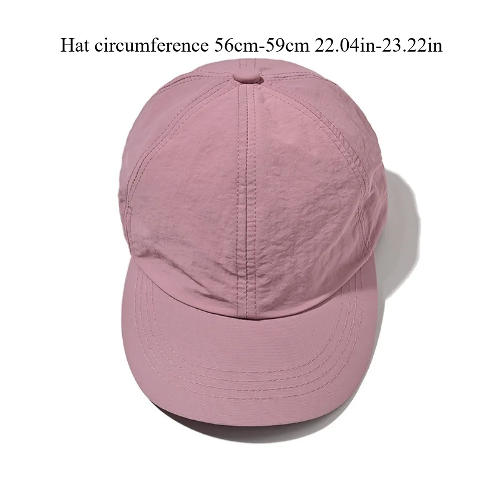 New Soft Top Baseball Cap Unisex Outdoor Sun & Rain Protection Quick-Dry Waterproof Adjustable Strap Comfortable Casual Hat for