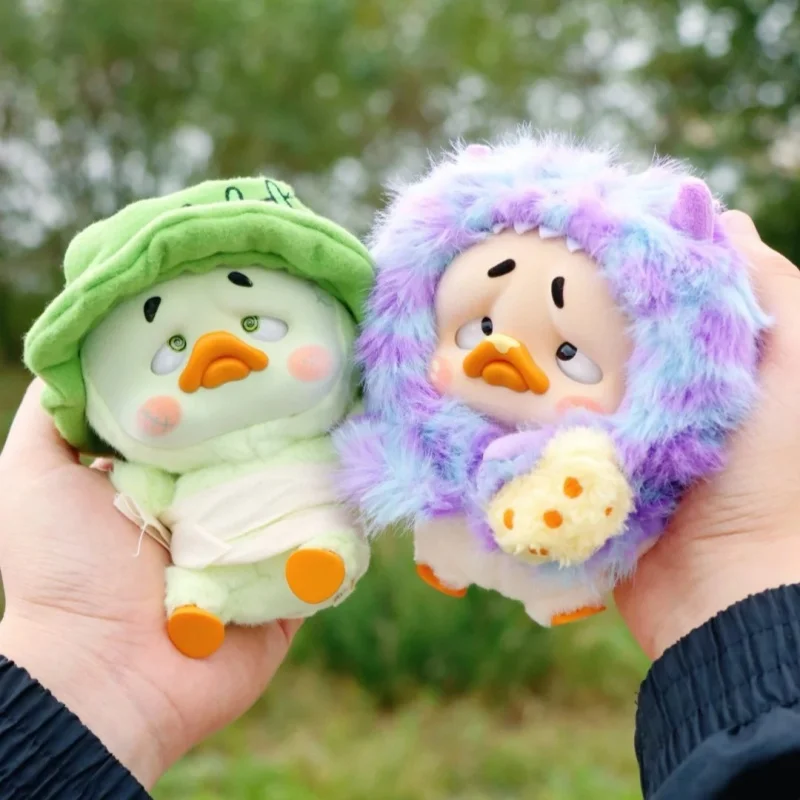 New 100%Genuine  Annoying Duck Upsetduck Colorful Player Duck Feather Velvet Blind Box Trendy Toys Bag  Halloween Cute Doll Gift