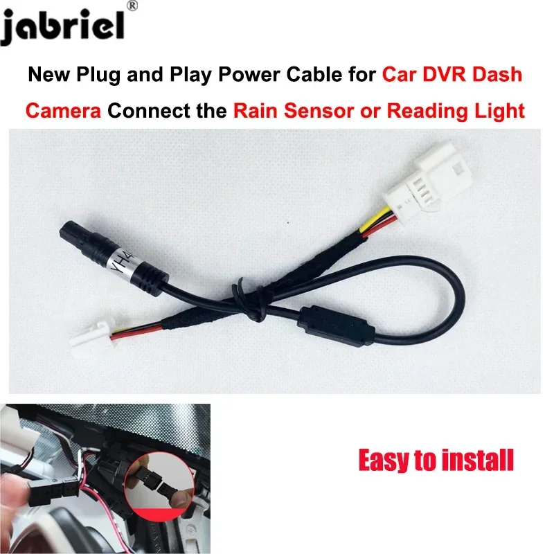 Car Dvr Dash Cam Power Cable for Mercedes Benz for BMW for Audi  for Volkswagen Volvo Toyota New Plug and Play Easy to install