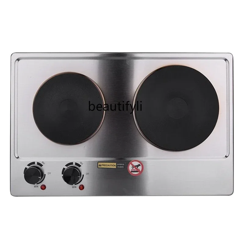 heating stove Embedded high-power stir-frying electric heating stove Double stove Desktop binocular commercial smt61