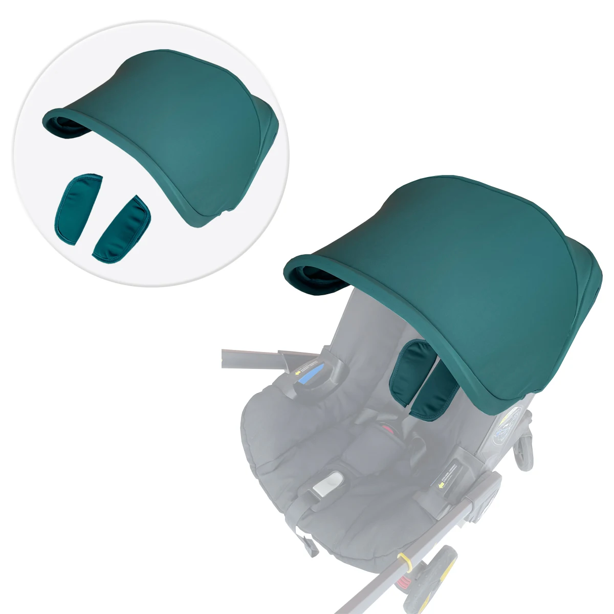 Mom Tan Replacement Canopy Only For Doona+ / Doona I Car Seat & Strollers, Breathable Fabric, Easy Installation