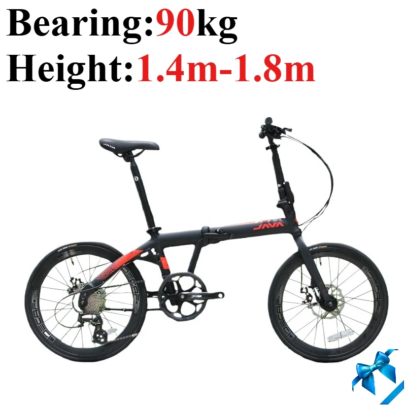 

20inch Bicycle Aluminum Alloy Variable Speed Adult Commuter Pedal Bike Disc Brake
