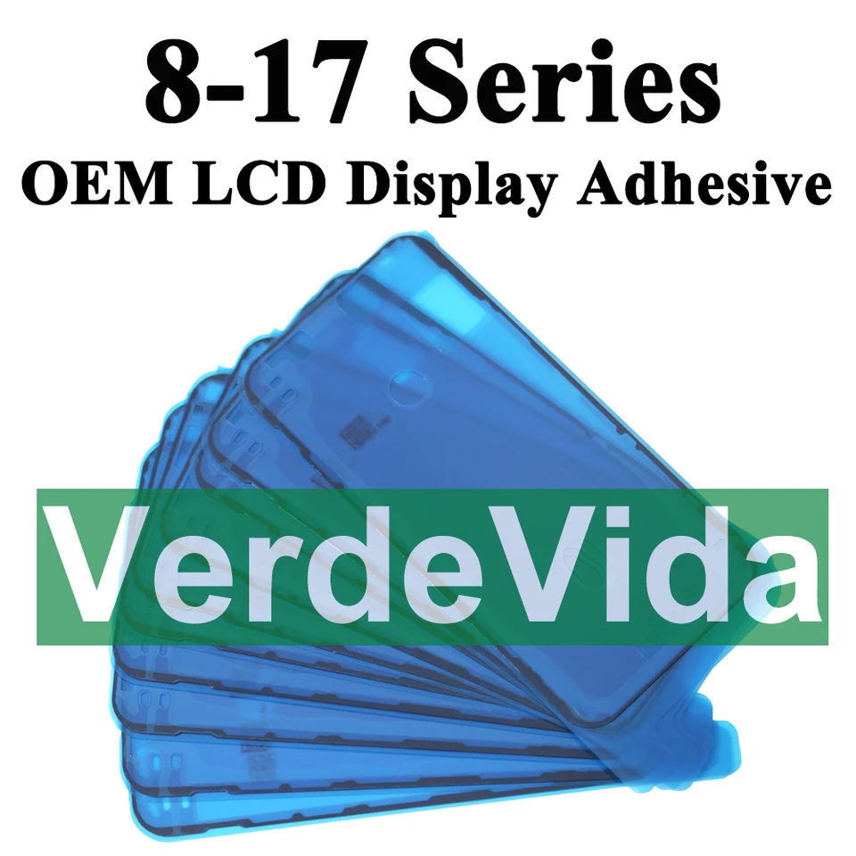 3 Piezas de Cinta Adhesiva Impermeable para Pantalla LCD de iPhone 8-17 Series SE XR XS 11 12 13 14 15 16 Pro Max 5