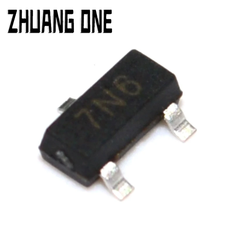 10pcs/lot New ZXMN6A07FTA Code 7N6 Chip SOT-23 Transistor Field Effect MOSFET