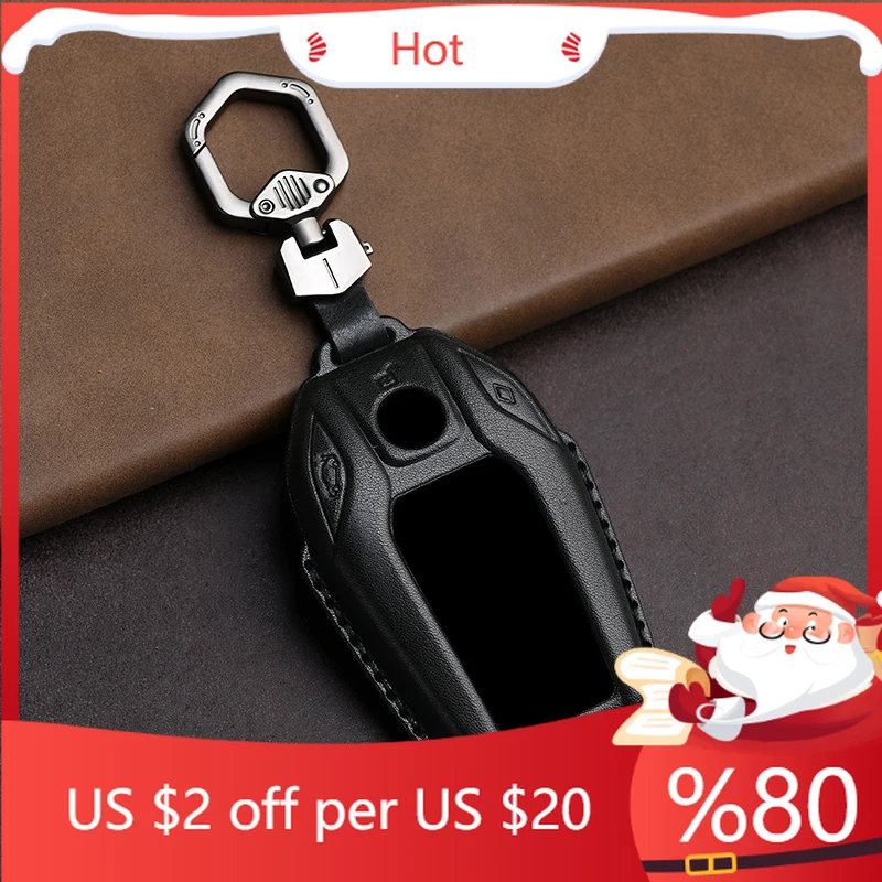 

Горячая защита из натуральной кожи для ключей BMW серии 7 730Li 740, новая пряжка X5 X6 X7 530Le, автомобильные 6 серии 630GT, внутренние наклейки для ключей