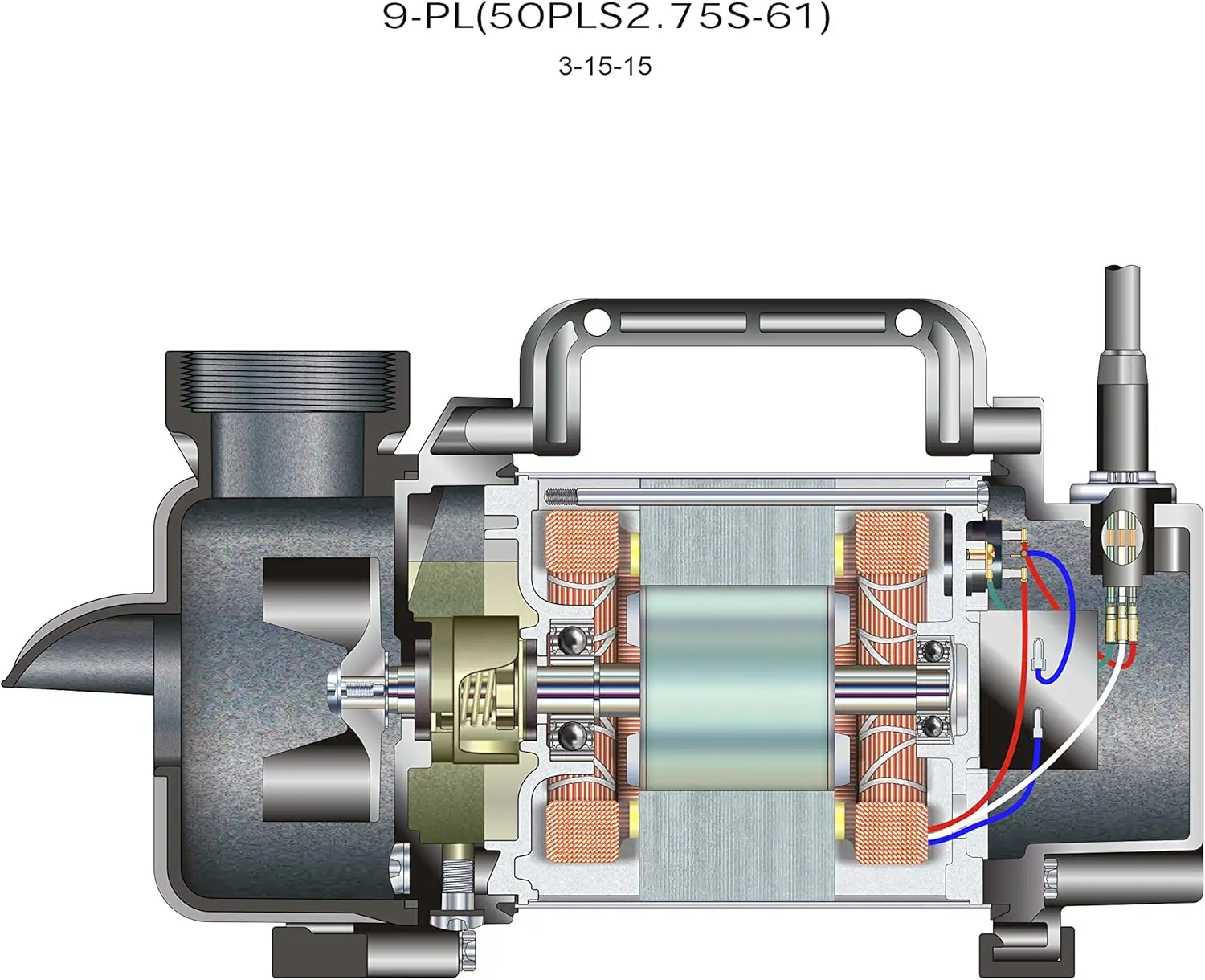 مضخة غاطسة Aquascape Tsurumi 9PL للبرك ومرشحات الكاشطة والشلالات بدون بركة، 7,300 GPH |   29977