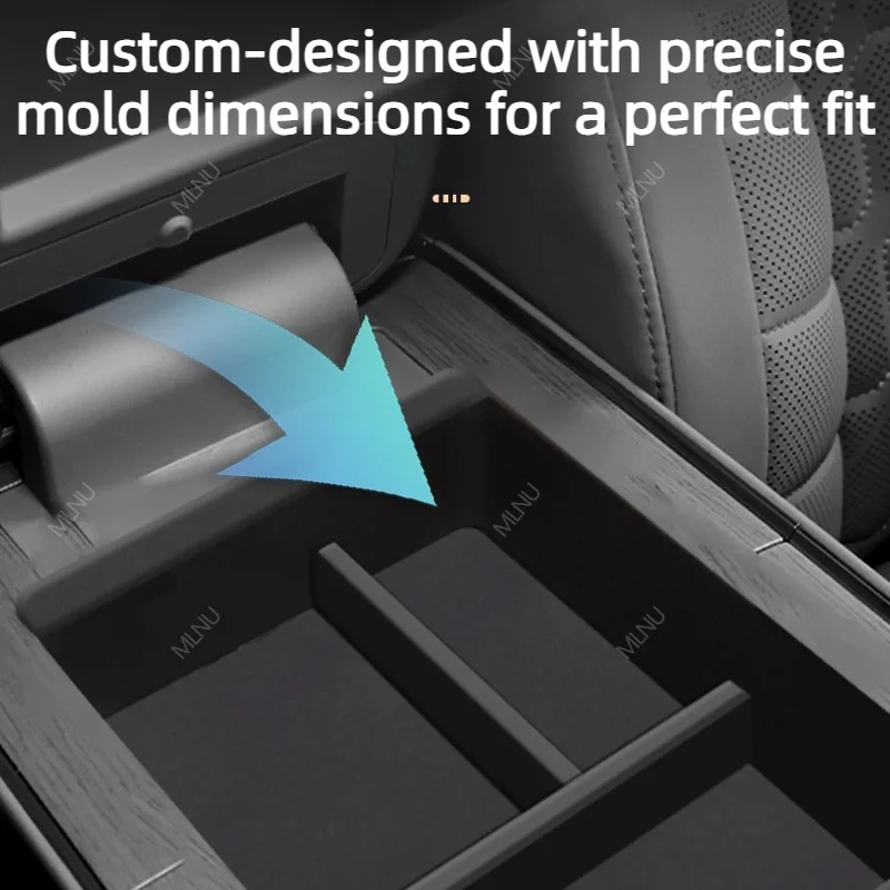 Armrest Storage Box For Chery Omoda 5 C5 2025 2024 2023 Accessories Anti-Slip Multi-Compartment Rattle-Free Center Console Tray