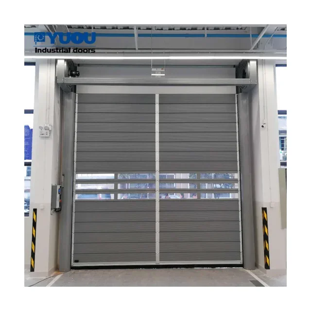 

Motorized and Manual Operation System Car Washing Room Aluminum Spiral Fast Door