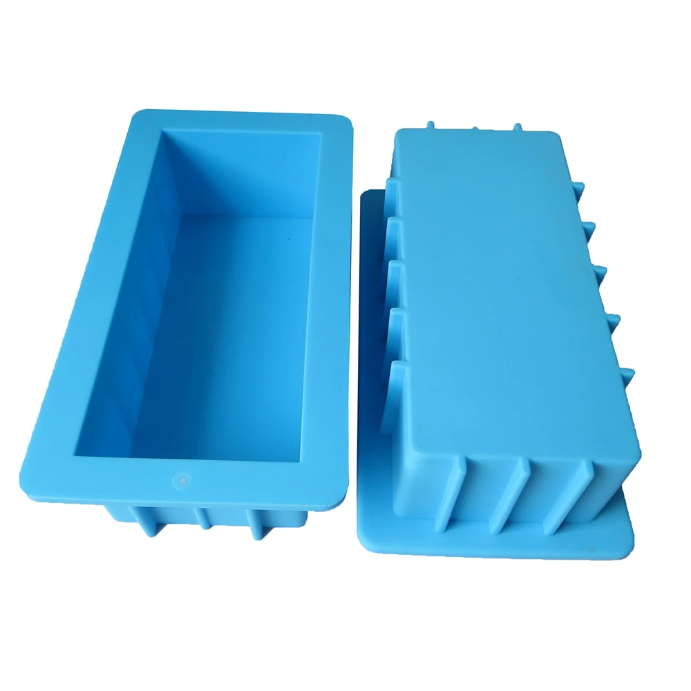 1.1L Capacity Silicone Loaf Soap Mold Rectangle Toast Kitchen Baking Dessert Cake Mould DIY Crafts Handmade Soap Making Tools