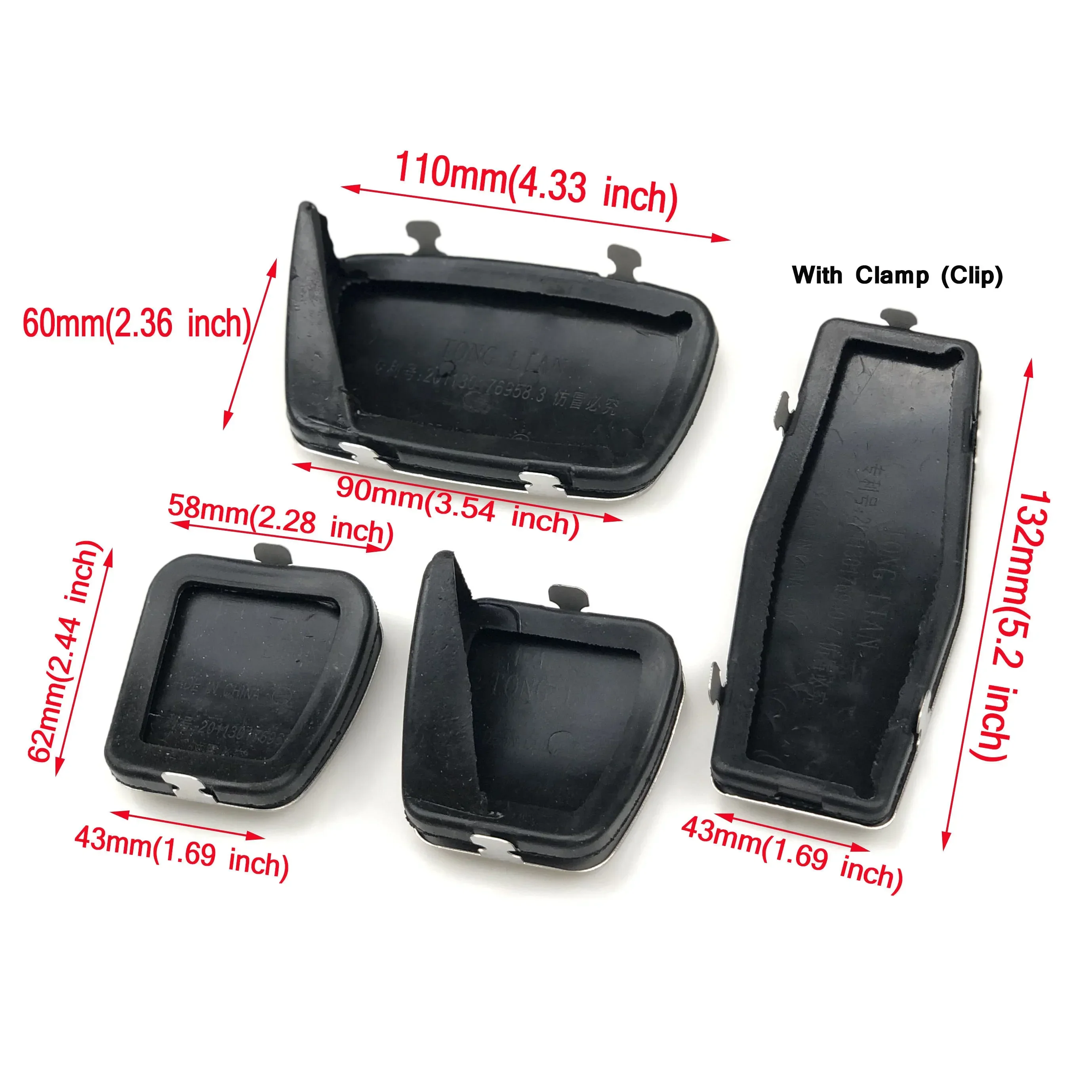 Car Pedal Pads Cover For Chevrolet Cruze Equinox Trax Malibu / OPEL Mokka Vauxhall ASTRA J Insignia Saab 9-3 For GMC TERRAIN