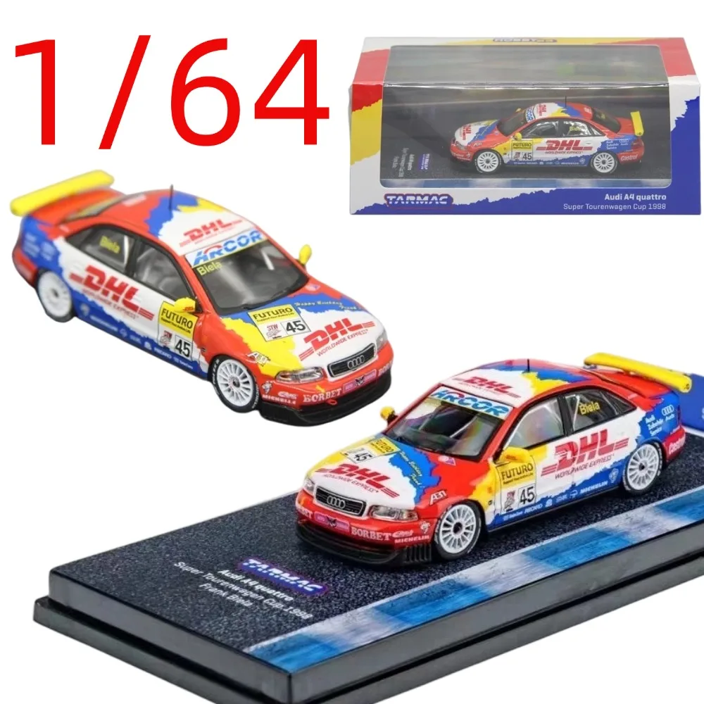 TW Diecast 1/64 Scale Audi A4 Quattro 1998 Racing Alloy Car Model Audi A4 Quattro Play Vehicles Collectible Cars Model Gift
