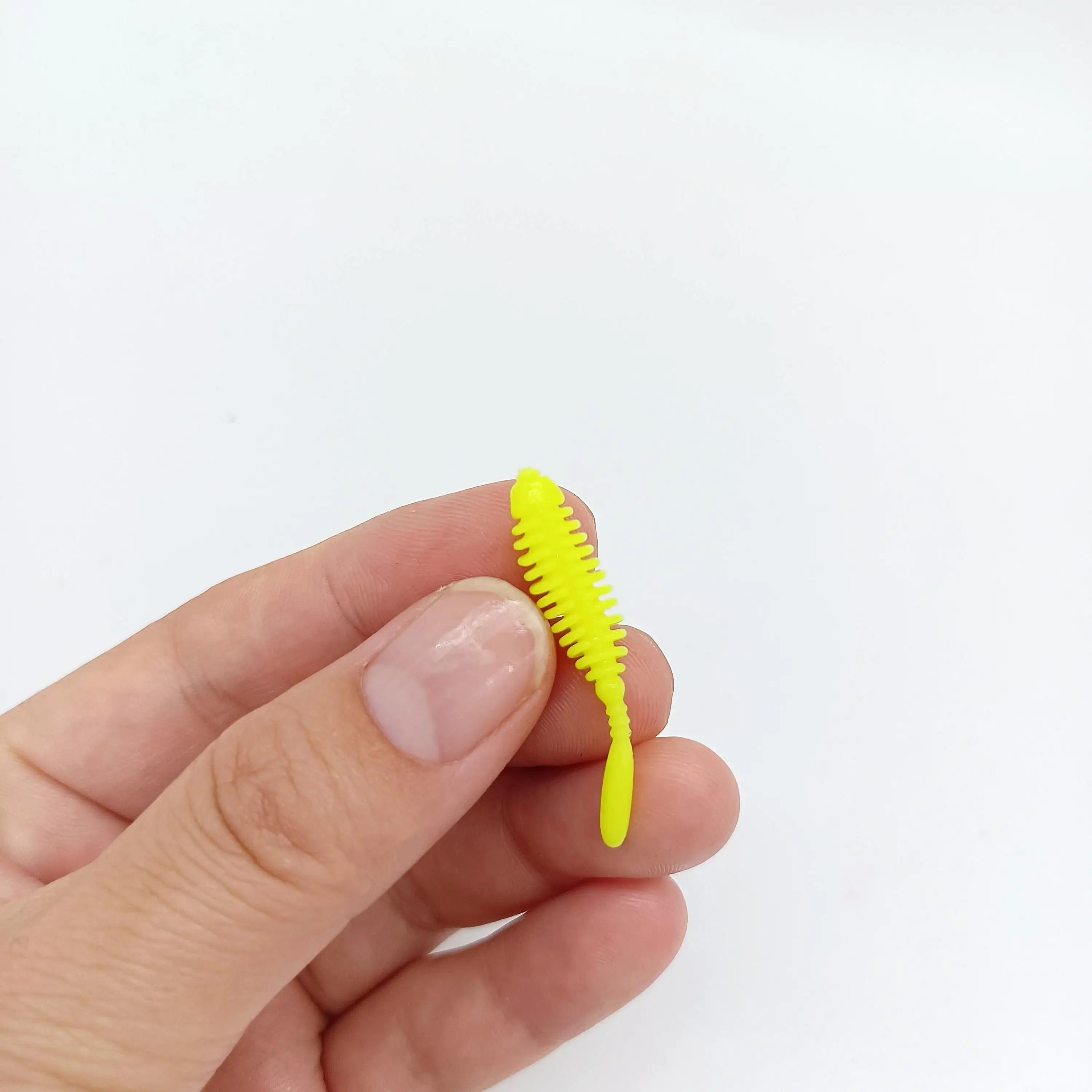 DUODUOYU 20 قطعة 0.28 جرام/35 مللي متر TPE AJING لينة إغراء Rockfish الصيد السحر صغير الطعم الاصطناعي سويمبيتس تهزهز إغراء Wobber دودة معالجة #4