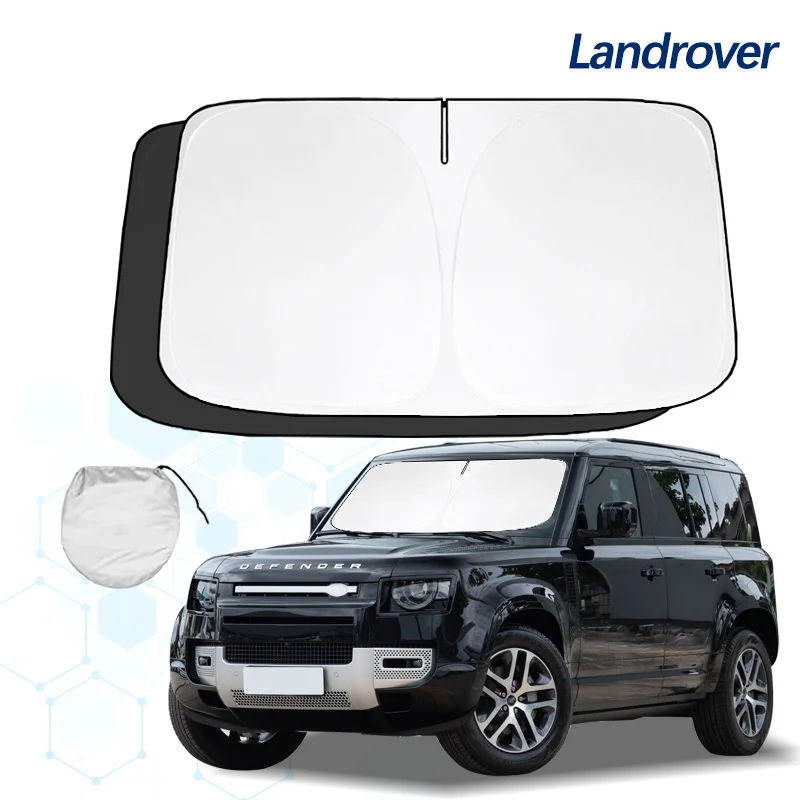 For Land Rover Defender 90 110 130 Windshield Sun Shade Sunshade Sun Visor Protector Foldable Blocks UV Rays Keep Car Cooler 