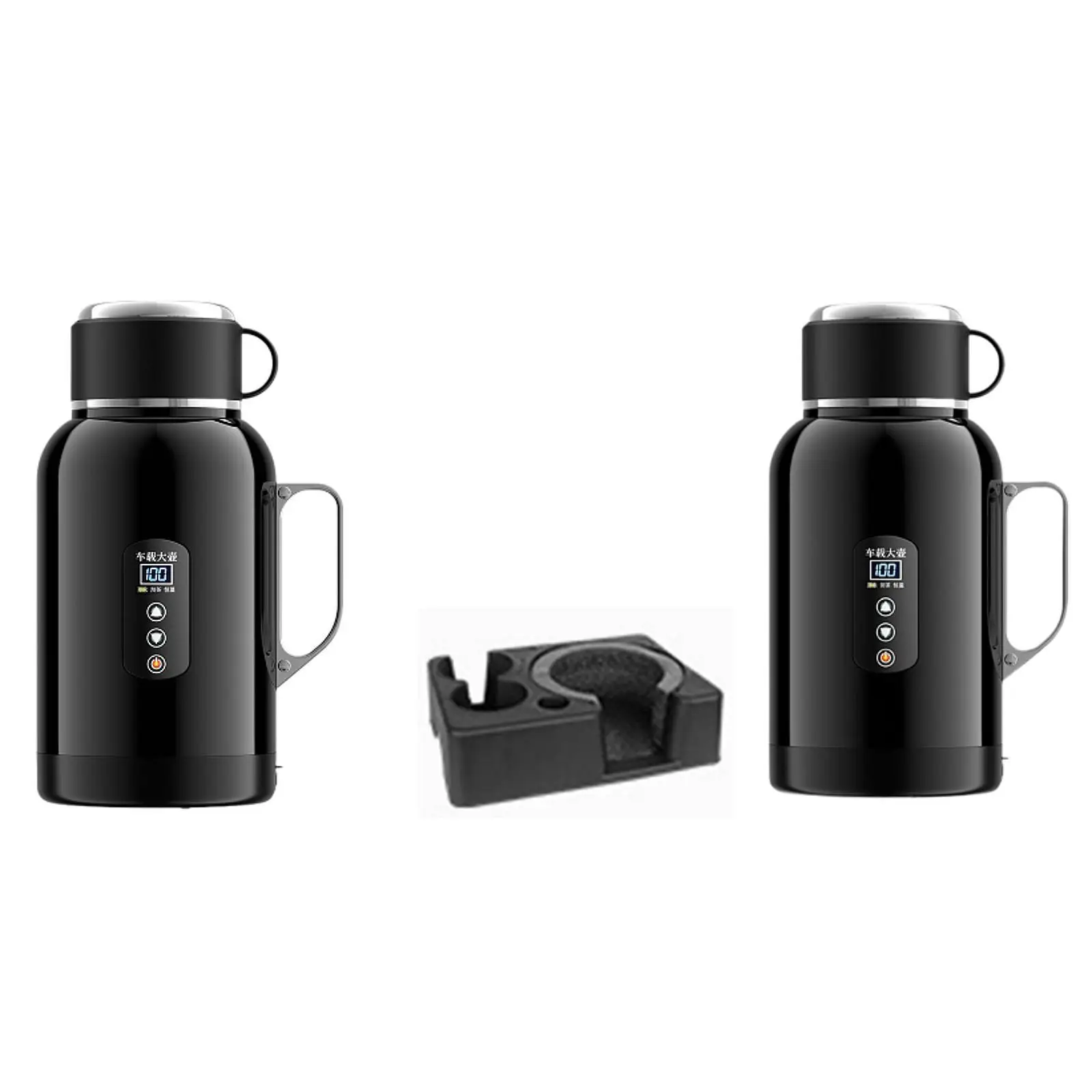 Car Electric Kettle 12/24V Water Bottle Camping Truck Portable Water Boiler