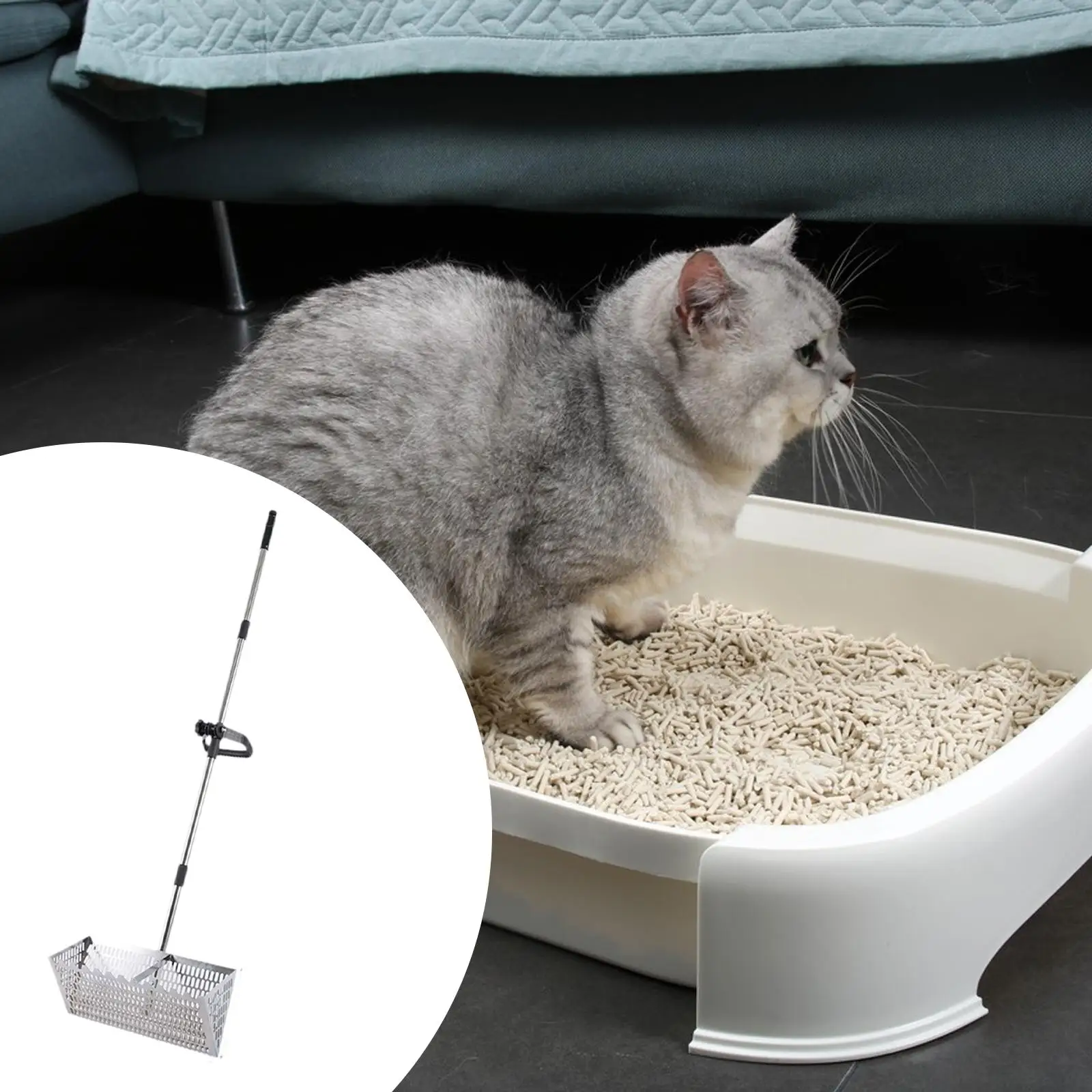 Wide Basket Sand Sifter Scooper Stainless Steel Sand Deep Spade for Beach Exploration and Home Gardening