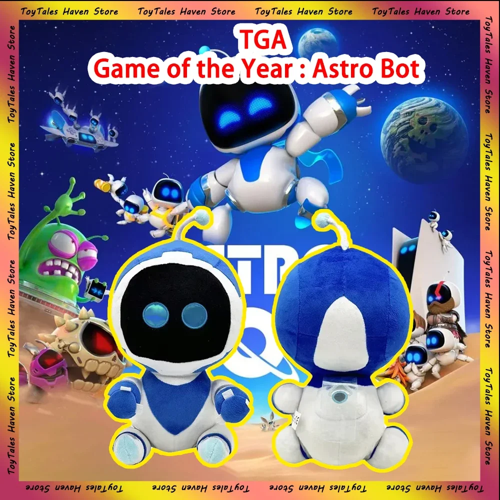 TGA Game of The Year Astro Bot Pluszowy plan ratowniczy Robot Gra Peryferyjna Pluszowa zabawka Dekoracyjna lalka z kreskówek Śliczna miękka pluszowa zabawka