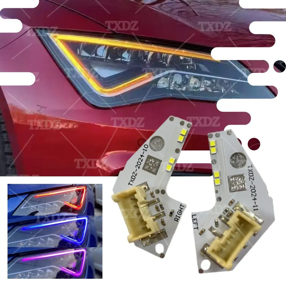 Angel Eye DRL LED-Module 5F0941476A für Seat FR ST Facelift Cupra 2017-2020 LED-Scheinwerfer Tagfahrlicht 5F0941475A